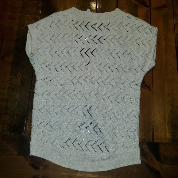 Aeropostale small knit cardigan short sleeve one button - Picture 10 of 10